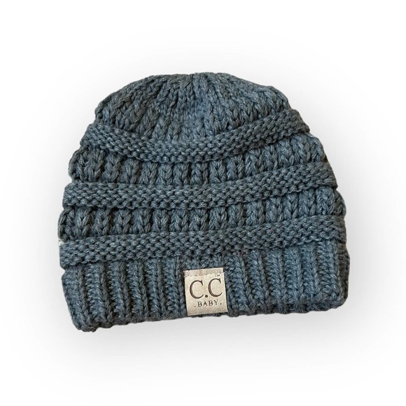 C.C. Cable Knit Baby Beanie - Picture 1 of 3